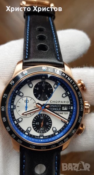 Мъжки луксозен часовник Chopard Monaco Historique, снимка 1