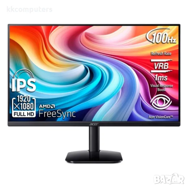 Acer KA242YE0bi, 24" IPS LED, Монитор 24", снимка 1