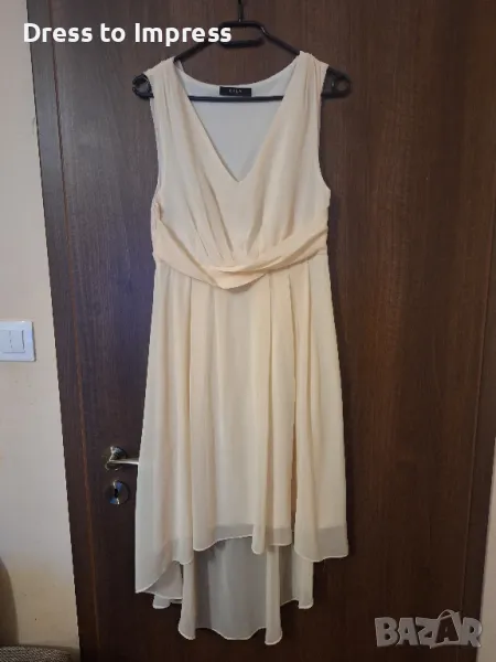 Рокля Крем Vila , L , снимка 1