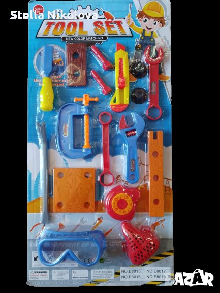 Детски комплект с инструменти-17 едри части, снимка 1