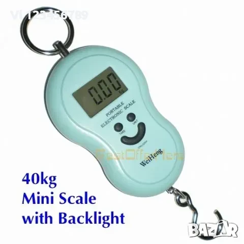 Електронна везна за ловци и рибари - до 40 кг/10 гр, снимка 1