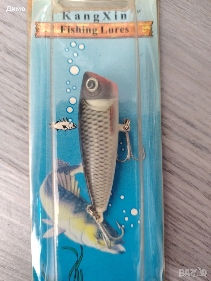 склад разпродава количество воблери тип попер с неръждаеми куки, снимка 1