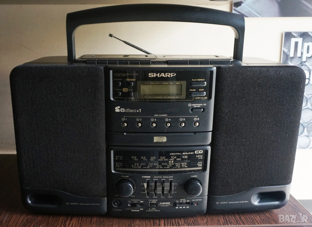 Тежко и много свирещо изделие на Шарп!Сервизиран! , снимка 1