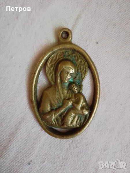 медальон медал бронз двустранен 5/3 см, снимка 1