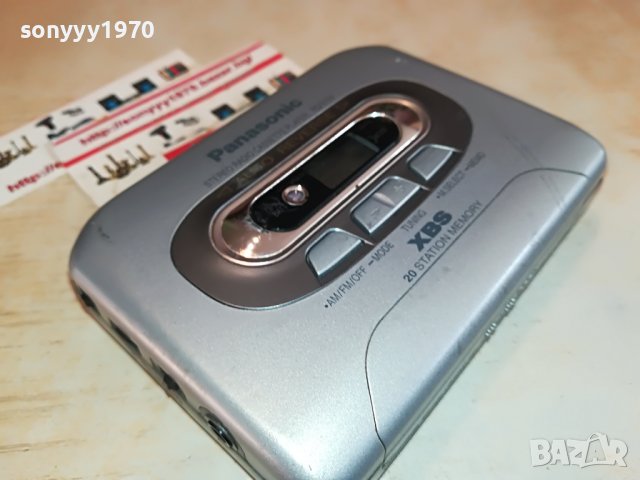 PANASONIC RQ-E10V WALKAN REVERSE/RADIO-ВНОС FRANCE 1711222101, снимка 2 - Радиокасетофони, транзистори - 38709324