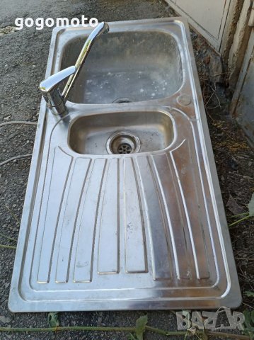 Голяма Мивка от неръждаема стомана, инокс, хром- никел + керамичен смесител, кран, снимка 8 - Други - 33504220