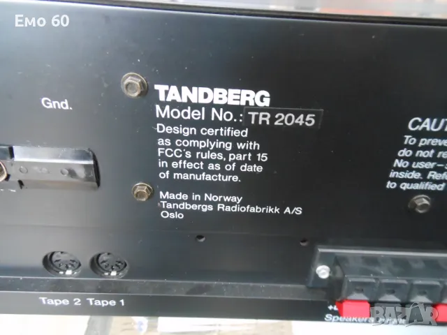 TANBERG TR 2045, снимка 9 - Ресийвъри, усилватели, смесителни пултове - 49165094