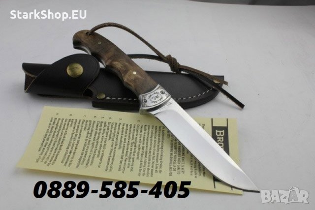 Уникален Ловен / Туристически нож с кожена кания Browning ножове, снимка 3 - Ножове - 27838015