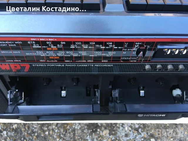 радиокасетофон Hitachi TRK-WP7E, снимка 9 - Радиокасетофони, транзистори - 49090744