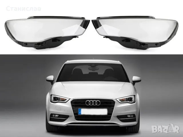 Стъкла (капаци) за фарове за Audi A3 8V