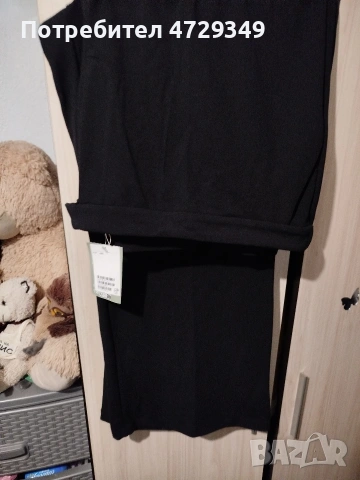 Черен прав панталон 