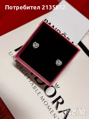 Обеци Пандора Pandora , снимка 10 - Обеци - 49882633