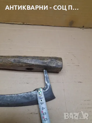Стар Ръчно Кован Кожарски Нож., снимка 9 - Антикварни и старинни предмети - 47868963