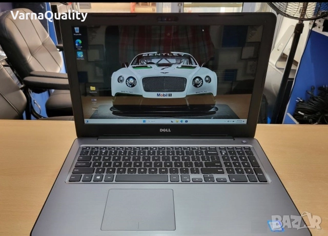 Мощен CORE I7-7500U DELL INSPIRON 5567 15.6" FULL HD, 8GB DDR4 RAM, 500GB HDD + нова батерия (5ч.)