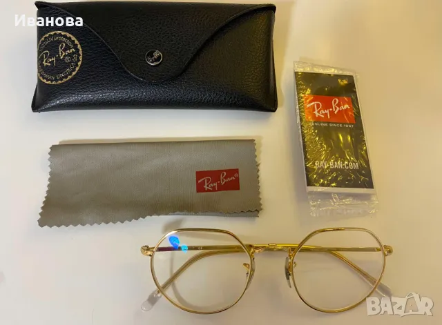 Ray-Ban™ Jack Златна рамка диоптрични очила Рей Бан, снимка 12 - Слънчеви и диоптрични очила - 47995009
