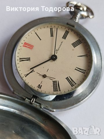 Джобен часовник Молния СССР , снимка 2 - Антикварни и старинни предмети - 43886064
