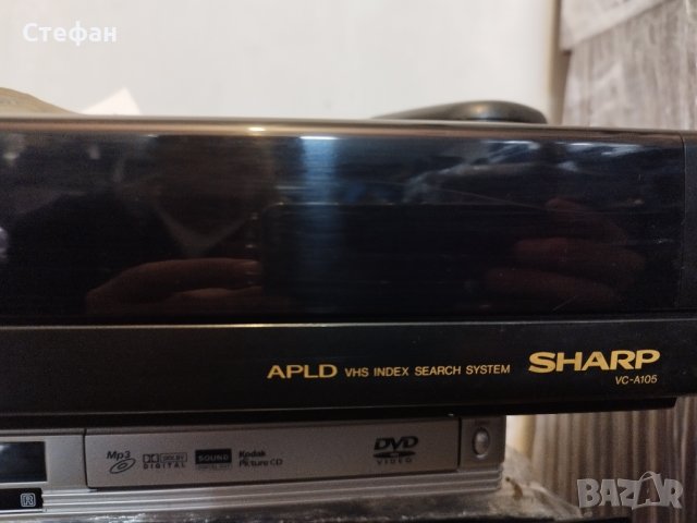 Sharp VHS VC A105B, снимка 5 - Плейъри, домашно кино, прожектори - 43354002