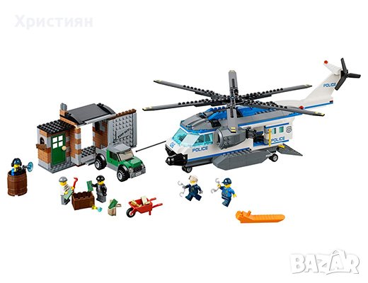 Lego City 60046 - Наблюдение с хеликоптер, снимка 1 - Конструктори - 37393034