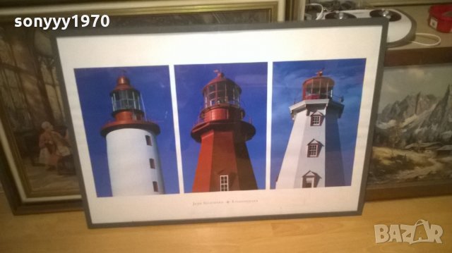 ФАРОВЕ-ТРИПТИХ-КАРТИНА С РАМКА И ТРИ СНИМКИ-ГЕРМАНИЯ, снимка 7 - Колекции - 28176635