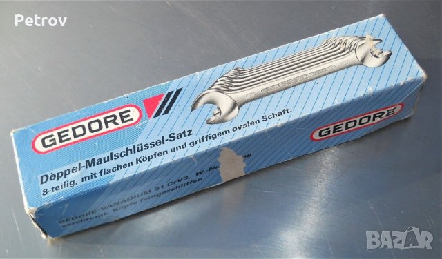 GEDORE No.6 Germany - 8 броя PROFI - SET / 6 - 22 mm / Гаечни Ключове ...