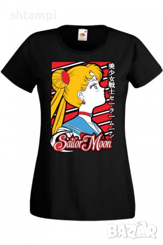 Дамска тениска Sailor Moon 01,Анимация,игра,Празник,Повод., снимка 2 - Тениски - 37946254