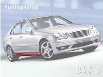 Прагове AMG за Mercedes W203 (2000-2007) sedan / combi, снимка 2 - Аксесоари и консумативи - 17422298