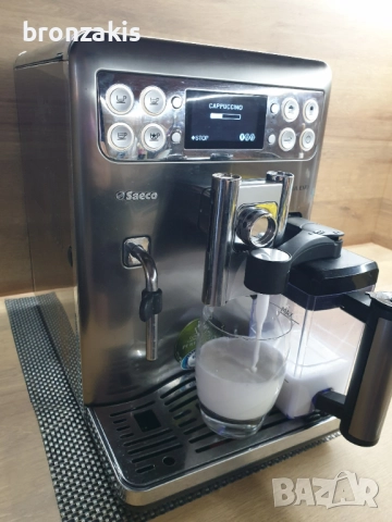 Saeco Exprelia EVO   - с кана за мляко и БГ меню на малко продукти, снимка 11 - Кафемашини - 52527849