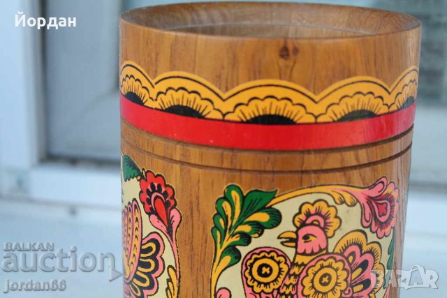 Дървена дъбова купа, снимка 2 - Колекции - 39710229