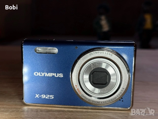 Olympus X 925 син металик 12MP 4x zoom, снимка 6 - Фотоапарати - 53301247