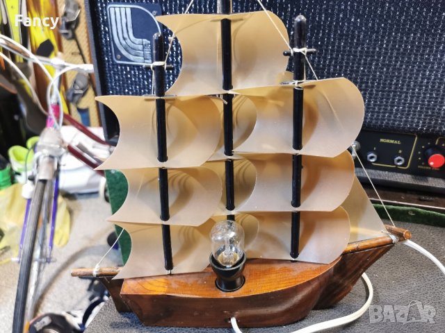Стара лампа кораб, снимка 5 - Антикварни и старинни предмети - 43544272