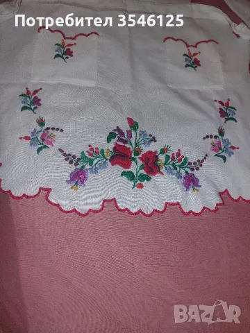 Автентична уникална престилка от Унгария , снимка 3 - Антикварни и старинни предмети - 49926004