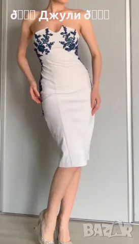 Бутикова елегантна рокля, снимка 2 - Рокли - 49394968