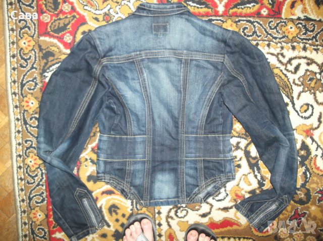 Дънково яке S.O.S ORZA STUDIO   дамско,С-М, снимка 3 - Якета - 26418291