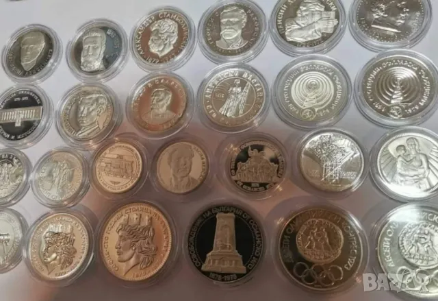 Колекция сребърни Български юбилейни монети БНБ, снимка 5 - Нумизматика и бонистика - 47696689