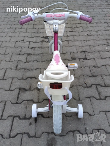 BYOX Велосипед 14" FLOWER розов, снимка 6 - Велосипеди - 53534401