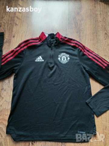 Adidas Manchester United Tiro Training Top - юношеска футболна блуза 164см., снимка 6 - Детски Блузи и туники - 53342272