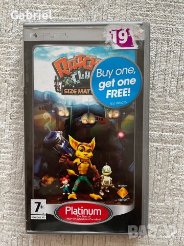 Ratchet and Clank Size Matters Platinum PSP