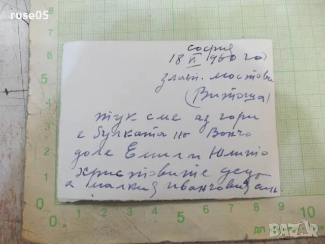 Снимка стара на четирима на излет на Златните мостове-Витоша, снимка 2 - Колекции - 48088854