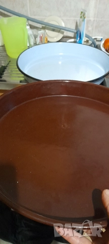 Емайлирани тави, чинии порцеланови и стъклени, снимка 7 - Съдове за готвене - 52664563