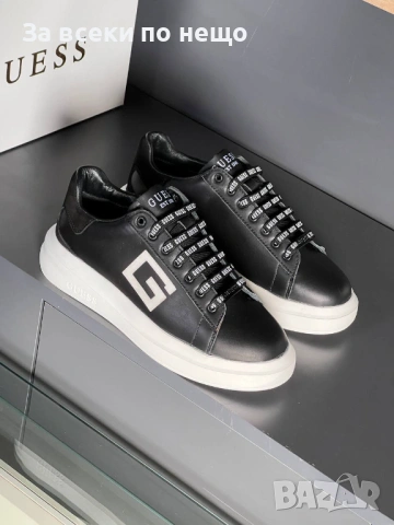 Guess Мъжки Кожени Маратонки Естествена Кожа От 39 До 45 Номер👟Мъжки Спортни Обувки Гес Код SK487, снимка 2 - Маратонки - 53068569