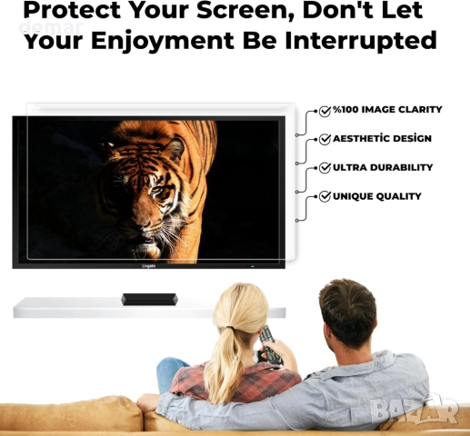 Устойчив на счупване протектор за екран на телевизор 50 инча, снимка 4 - Стойки, 3D очила, аксесоари - 52672678
