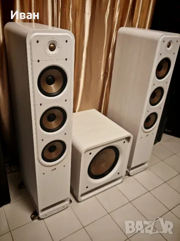 Polk audio S60e + Polk audio HTS 12, снимка 1 - Аудиосистеми - 48265425