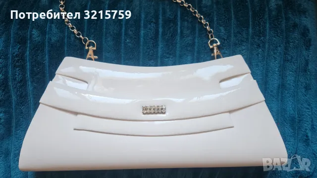 Дамска чанта клъч бяла, снимка 7 - Чанти - 49423547