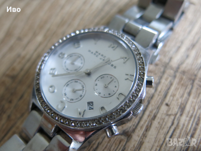 Marc Jacobs дамски стоманен хроно часовник MBM3104, снимка 4 - Дамски - 36536861
