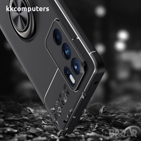 Oppo Reno6 Pro 5G Удароустойчив Metal Ring Калъф и Протектор, снимка 6 - Калъфи, кейсове - 53074673