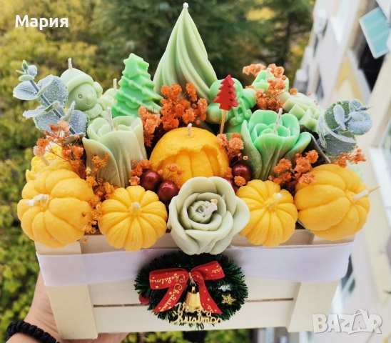 Коледни Букети , снимка 6 - Изкуствени цветя - 52332137