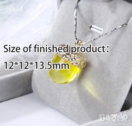 мини капсула тип жълъд жълъдче силиконов молд форма за смола бижу колие висулка, снимка 2 - Форми - 33329070