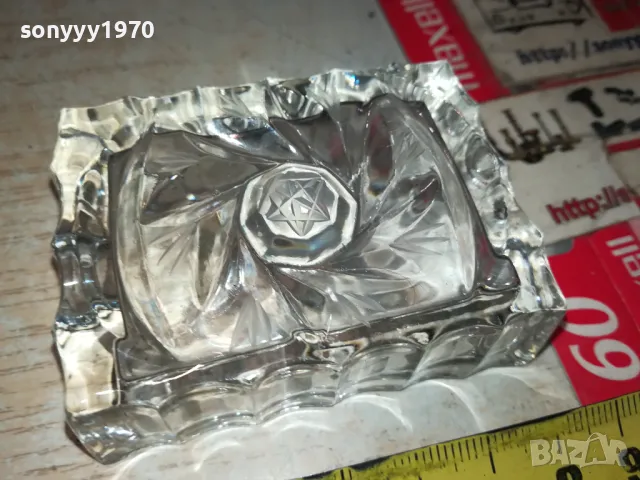 МАЛЪК СТЪКЛЕН ПЕПЕЛНИК 1405251108, снимка 16 - Антикварни и старинни предмети - 50282058