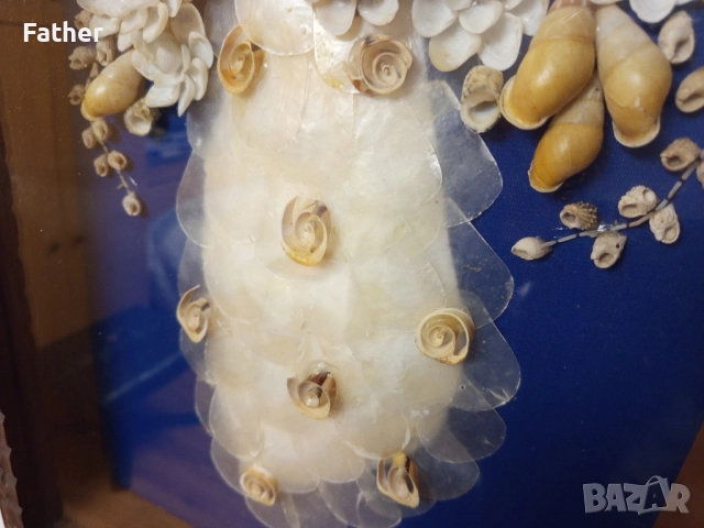 Филипинска картина от миди капиз, снимка 8 - Декорация за дома - 52237928