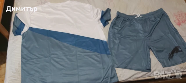 Продавам мъжки летен комплект две части шорти и тенискаXXХL номер 58, снимка 3 - Тениски - 50752228